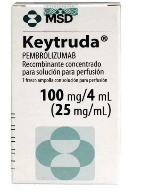 KEYTRUDA 100MG/4ML C/1 FCO AMP