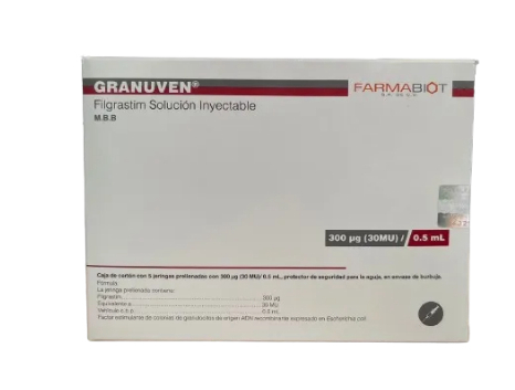 GRANUVEN 300 MCG/0.5ML C/ 5 JER PRELL