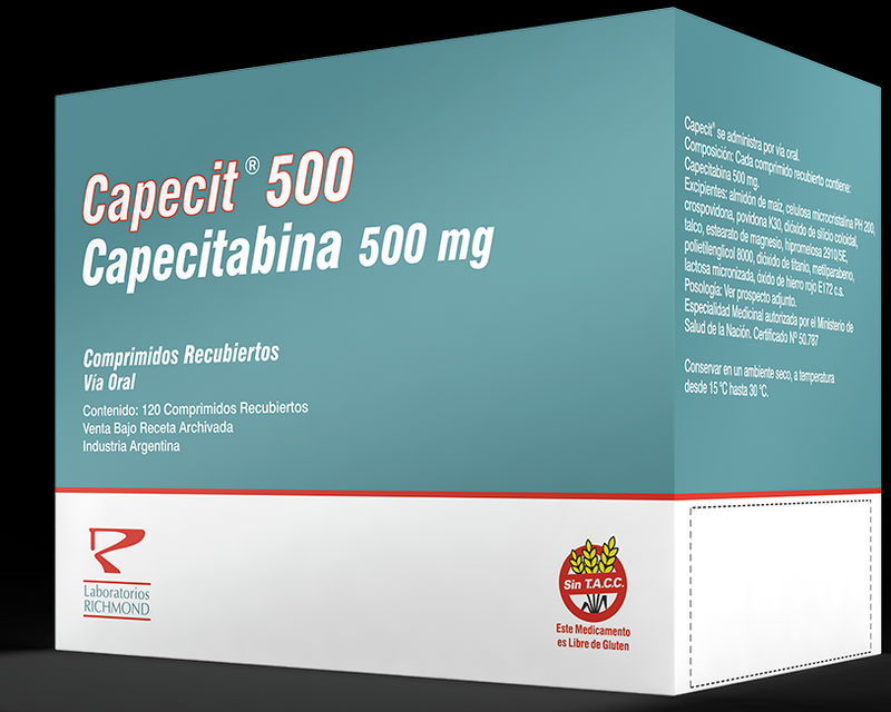 CAPECIT 500MG C/120 TABS