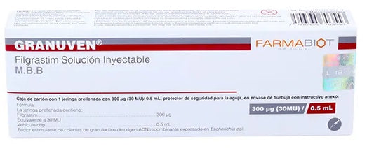 GRANUVEN 300 MCG/0.5ML C/ 1JER PRELL
